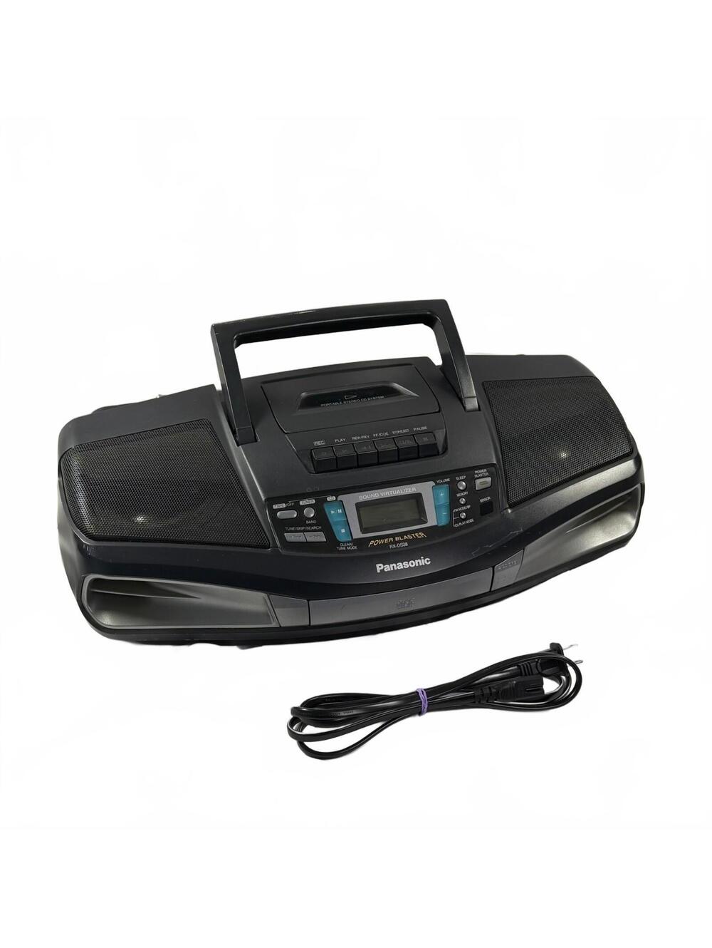 Vintage 1990s Panasonic RX-DS28 Power Blaster Boombox CD Cassette Radio Works